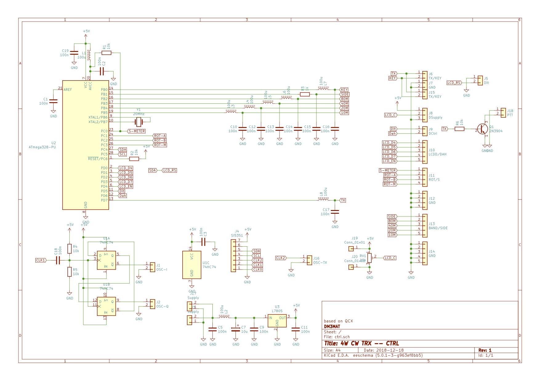 Circuit of the controller section.