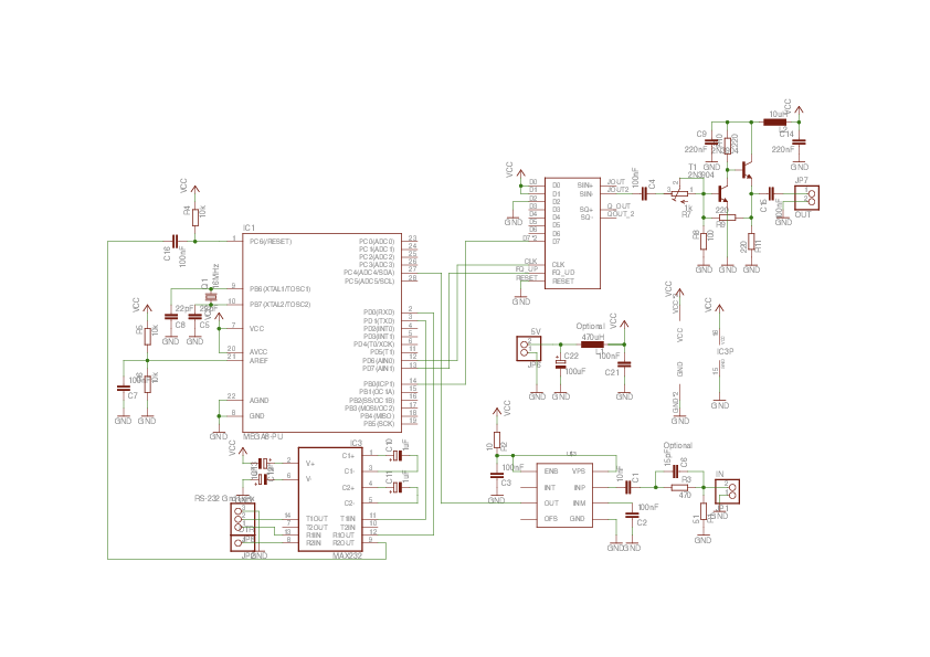 Circuit of the scalar network analyzer.